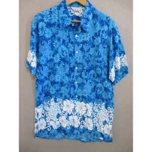 Cabali Sea Life Batik Hawaiian Shirt Size XL